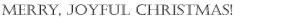 merry christmas
